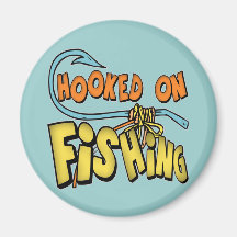 Kids Fishing T Shirts and Kids Fishing Gifts Magnet