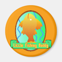 Kids Fishing T Shirts and Kids Fishing Gifts Magnets