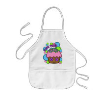 Kids Flour Power Cupcake Apron