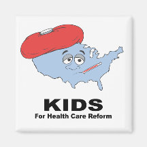 Kids for health care reform magnet