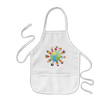 Kids for world peace apron
