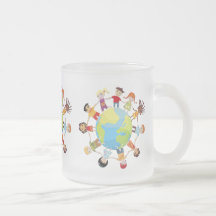 Kids for world peace coffee mug