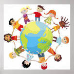 Kids for world peace print