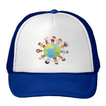 Kids for world peace trucker hats