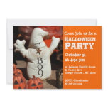 Kids Halloween Party Invitation Ghost Boo