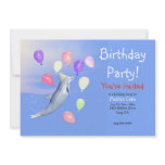 Kids Happy Birthday Party Dolphin invitations
