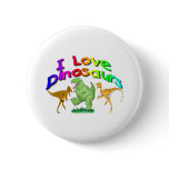 Kids "I Love Dinosaurs" gifts Buttons