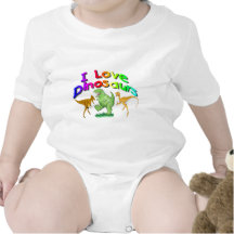 Kids "I Love Dinosaurs" gifts Romper