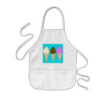 Kids Ice Cream Cones Apron