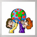 Kids Love Earth Day posters