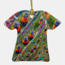 KIDS love Parrots Christmas Tree Ornaments