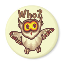 Kids Owl T Shirts and Gifts Magnets