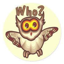 Kids Owl T Shirts and Gifts Sticker
