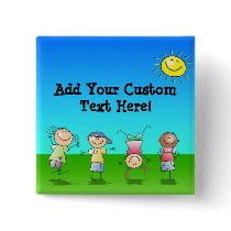 Kids Playing Outdoors on a Sunny Day