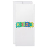 Kids rack cards