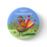 Kids Thanksgiving Baby Turkey Pin