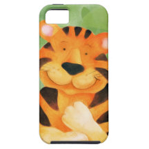 Kids tiger art iphone 5 case