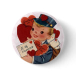 Kid's Vintage Valentine Pin buttons