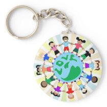 KidsLoveGlobe Keychain