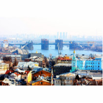 Kiev bussines and industrIal city Photo Cut Out