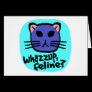 Kiki Kitty Face, Whazzup, Feline? With Background