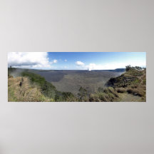 Kilauea Caldera Panorama 1 Poster