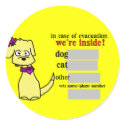 "Kiley" Evacuation Sticker