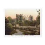 Kilkenny castle & river Nore, 19th century postcards