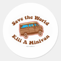 Kill a minivan sticker
