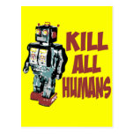 Kill All Humans Post Card