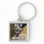 Kill It With Fire Keychain