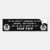 Kill People Bumper - Black Bumper Sticker