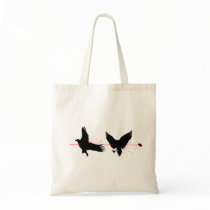 Kill Two Birds With One Stone Canvas Bags