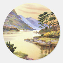 Killarney, Heaven's Reflex Round Stickers