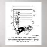 Killed By A Garage Door Opener Poster