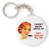 Killer Coffee Bad Girl Key Chains