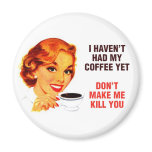 Killer Coffee Bad Girl magnets