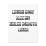 Killer Robots postcards