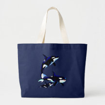 Killer Whale Family Bags