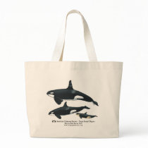 Killer Whale Family Classical Bag