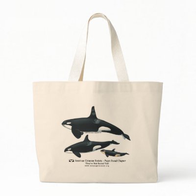 Killer Whale Family Classical Bag by acspugetsound