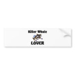 Killer Whale Lover bumper stickers