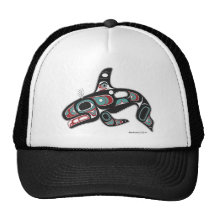 Killer Whale Mesh Hat