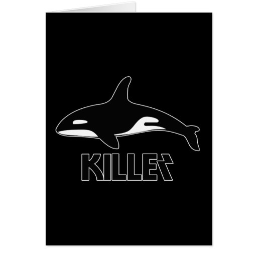 Killer Whale Orca of Death Greeting Cards