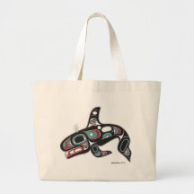 Killer Whale Tote Bags