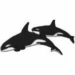 Killer Whales embroidered shirts