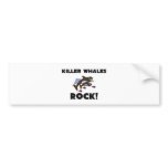 Killer Whales Rock bumper stickers