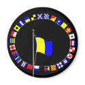 Kilo Nautical Signal Flag "I wish to communicate" magnets
