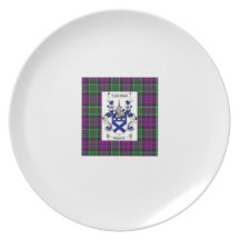 Kilpatrick on Colquhoun Purple tartan Plate