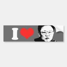Kim Jong Il Bumper Sticker